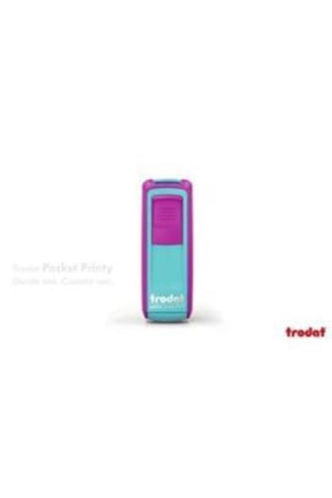 Trodat Cep Kaşe P4 38x14 Mm Pembe,mavi Keçe 9511