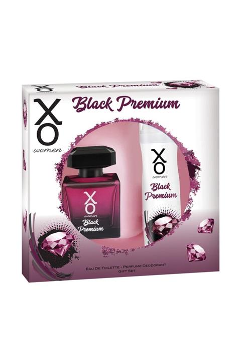 Xo Black Premıum 100 ml Edt + 125 ml Deodorant Kadın Ikili Set