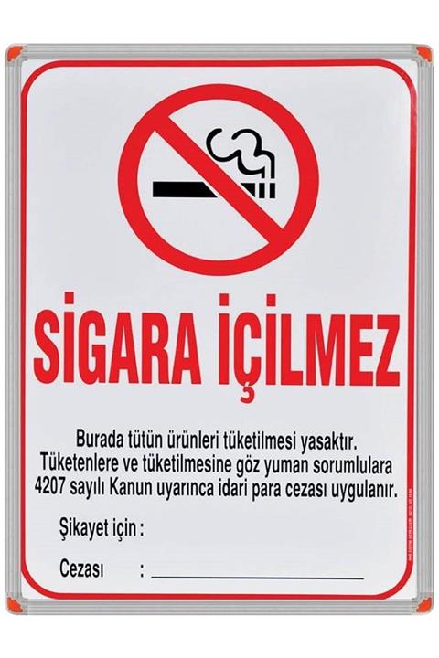 Panda Marka: 50x70 Sigara Içilmez Alm.çerçeve Pan509 Kategori: Yazı Tahtası