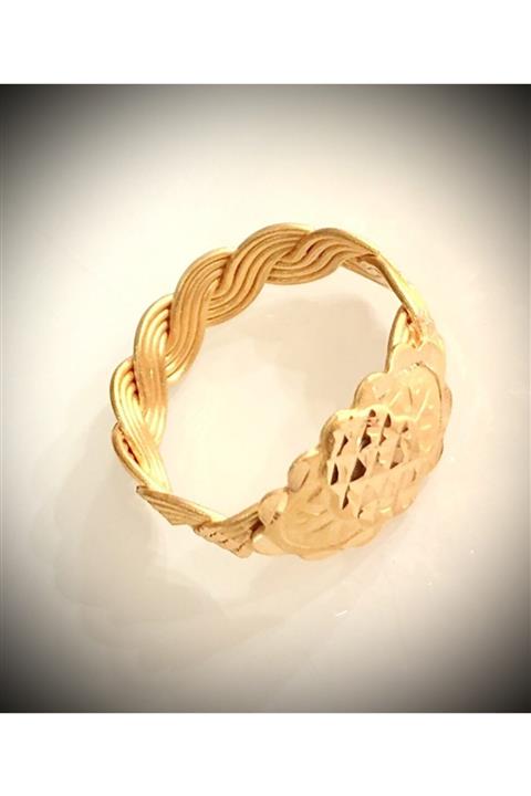 Hanoğlu 22 Ayar Altın Burma Kaşlı Yüzük 4.48gr