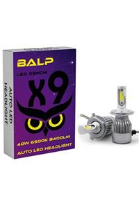 BALP H3 Led Xenon 2x Led Xenon 40w 8400lm 6500k Far Ampülü Led Zenon Şimşek Etkili X9-gmş