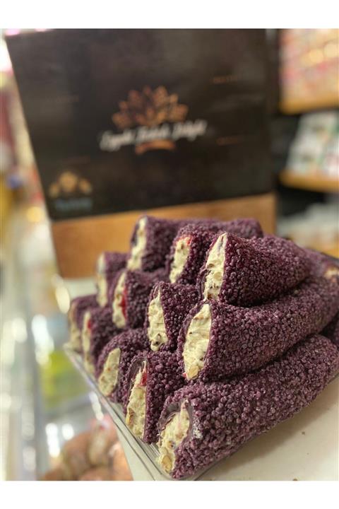 Eyyubi Turkish Delight Boncuk Böğürtlen Lokum 1 Kg