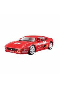 BBURAGO Yılın Ilk Fırsatları - 1:24 Ferrari Racing F355 Challenge Model Araba - ™ Beyaz At®