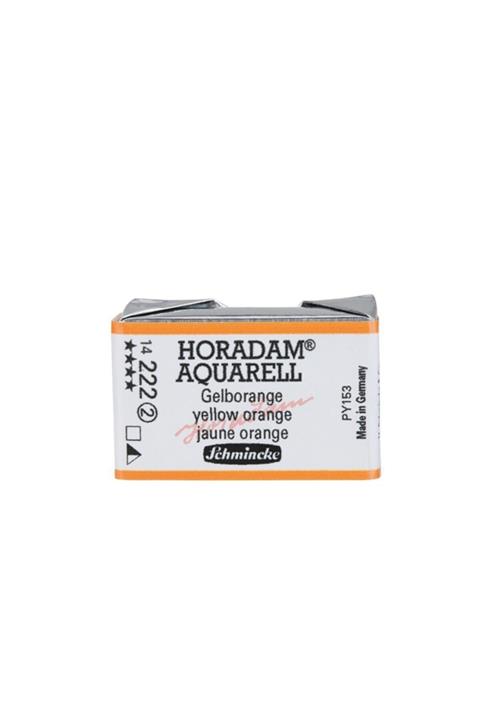 Schmincke : Horadam Aquarell Artist : Tam Tablet Sulu Boya : Seri 2 : 222 Yellow Orange