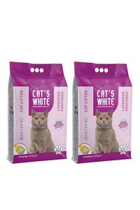 Cats White Cat's White - 2x10 Kg - Lavanta Kokulu Bentonit Kedi Kumu