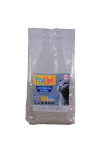 Prochef 5 kg 1 Adet Gray Natürel Kokusuz İnce Taneli Bentonite Kedi Kumu