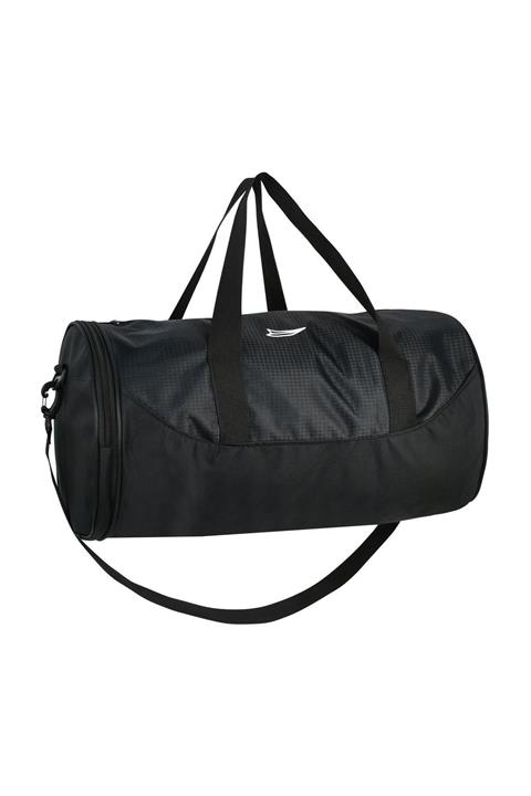 RimmaStore Silindir Spor Çanta El Valizi Siyah