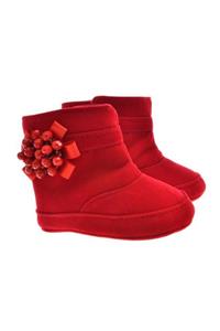 Freesure 912620 Kırmızı Kız Bebek Patik, Bebek Ayakkabı