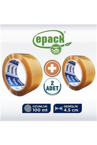 Epack Koli Bandı 45x100 Şeffaf, Hibrit, Güçlü