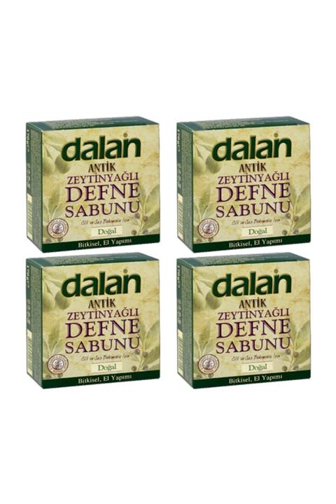 Dalan Antik Zeytinyağlı Defne Sabunu 900 Gr * 4 Paket+orta Boy Çöp Poşeti