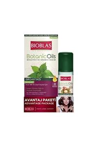 Bioblas Şampuan Botanic Oils Isırgan Yağı 360ml + Argan Yağlı Sıvı Saç Kremi 200ml