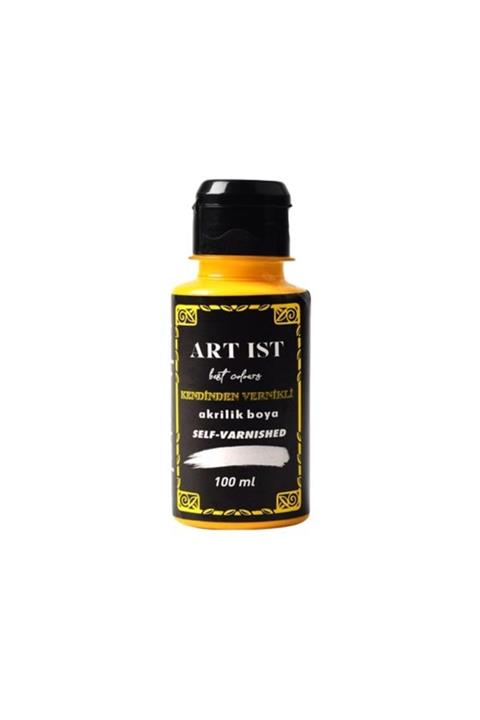 ART IST Kendinden Vernikli Akrilik Hardal Sarı Boya 100ml