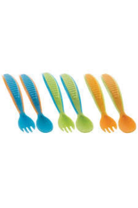 Neavita Bebeğinize Özel Kaşık Çatal Seti (bpa%0) 6 Ay+ / Turuncu