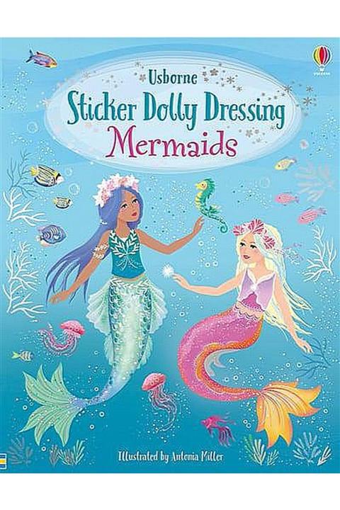 Usborne Sticker Dolly Dressing Mermaids - Sticker Dolly Dressing