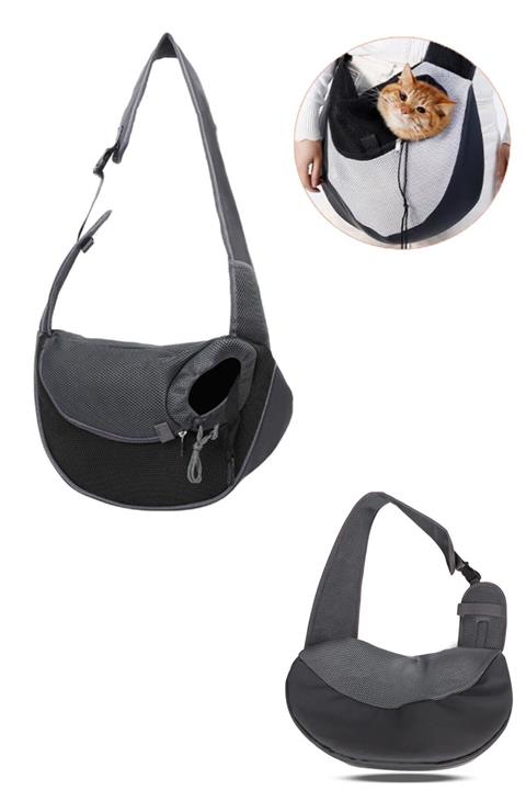 Carneil Store Koyu Gri Hanger Large Kedi , Köpek Taşıma Çantası Omuz Askılı Pembe Hanger Large7