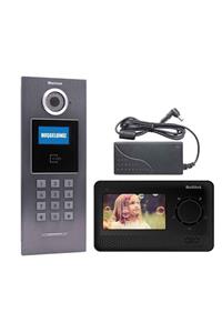 Multitek 12 Daire Mb-11 Görüntülü Diafon Siyah
