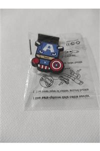 özaytasarım Marvel Kaptan America Figürü Model 1 Usb-şarj Kablo Koruyucu