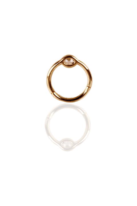 Adil İdil Kuyumculuk Tektaş Detaylı Tragus Küpe