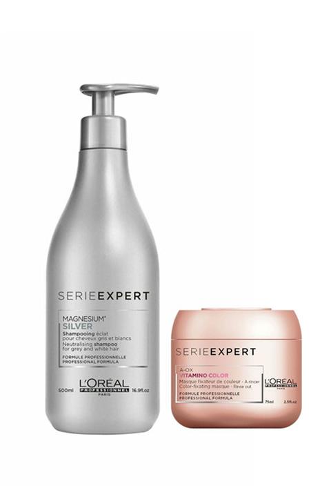 L'oreal Professionnel Loreal Silver Şampuan 500 ml+ Renk Koruyucu Maske 75 ml