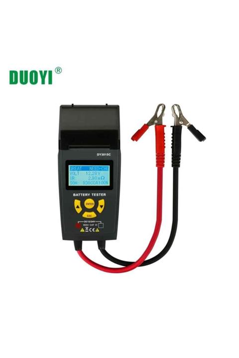 DUOYI Dy3015c Yazıcılı Otomotiv Akü Test Cihazı 12v 24v