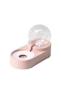 Emelidesign Round Kedi Köpek Mama Su Kabı-pembe