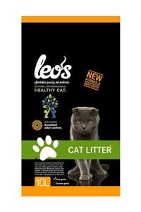 Leos Cat Litter Doğal Bentonit Kedi Kumu Kalın 10 Lt