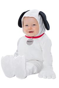 Bkmc Unisex Bebek Beyaz Snoopy Kostümü