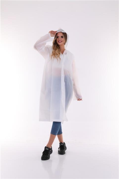 Güner Arin Moda Kadın Düğmeli Yağmurluk