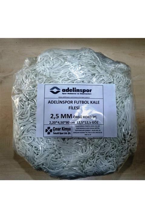 adelinspor Futbol Kale Filesi 2.5 mm Kord Ip 4.5*2.20*0.8m
