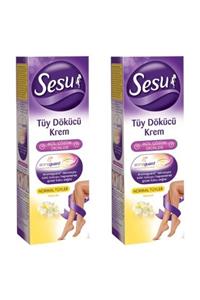 Sesu Tüy Dökücü Krem Normal Tüyler 100 Ml X 2 Adet