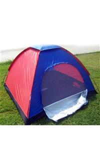 TRENDLERİN Kolay Kurulumlu Pratik Kamp Çadırı 4 Kişilik (200x200x135)