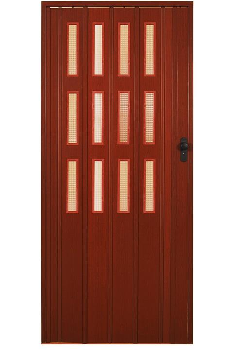 DEKORAKS 3 Sıra Camlı Akordeon Kapı 87x215cm