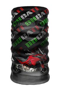 eTaktik Unisex Siyah® Debuff Collar Ducati Motocycle Buff Boyunluk Bandana Balaklava