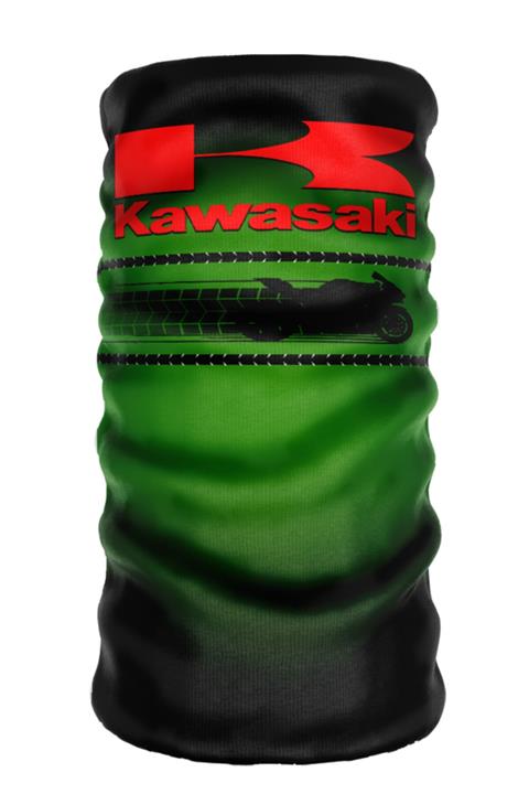 eTaktik Unisex Yeşil Debuff Collar Kawasaki Motocycle Buff Boyunluk Bandana Balaklava