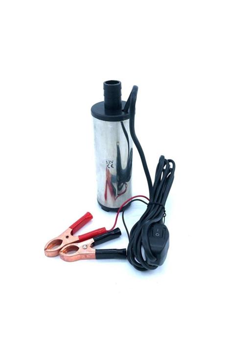 Flac Dalgıç Pompa 12v Yakıt Yağ Su Pompası 30l/dk. 51mm Akü Klipli