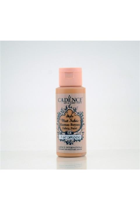 Cadence Style Matt Kumaş Boyası F647 Cappuchino 59 Ml.