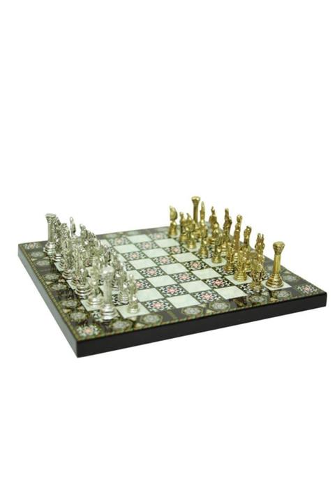 YAŞARMEDYA Satranç Seti Zamak Satranç Seti Takımı Hediyelik