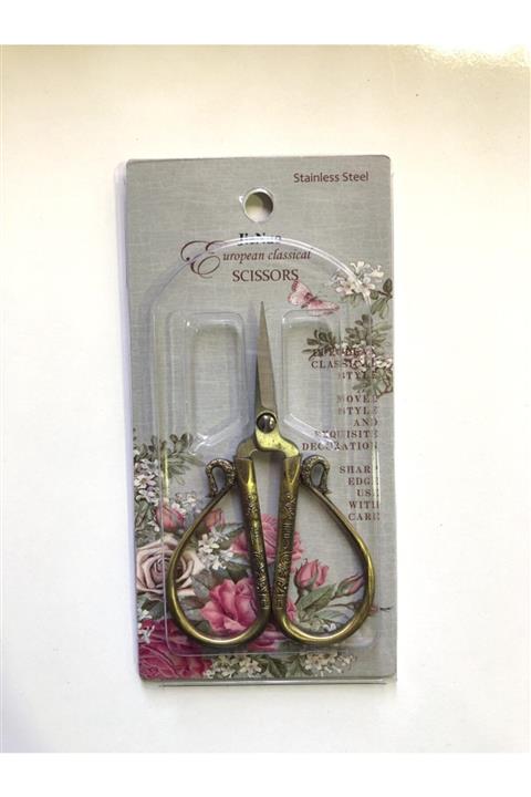 İğne İplik Hobi Antik Şekilli Makas No:4