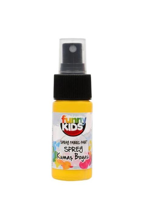 funny kids Sarı Sprey Kumaş Boyası 30 cc
