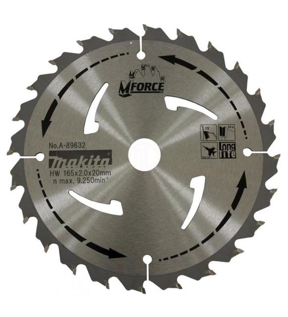 Makita A-89632 Ahşap Daire Testere 165mm 24 Diş