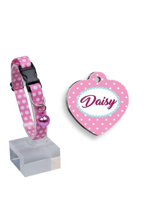 EvimShopping Zilli Ayarlanabilir Kedi Boyun Tasması 22-30 cm