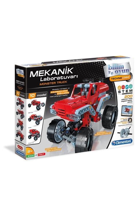 CLEMENTONI 64438 Mekanik Laboratuarı - Canavar Kamyonlar / +8 Yaş