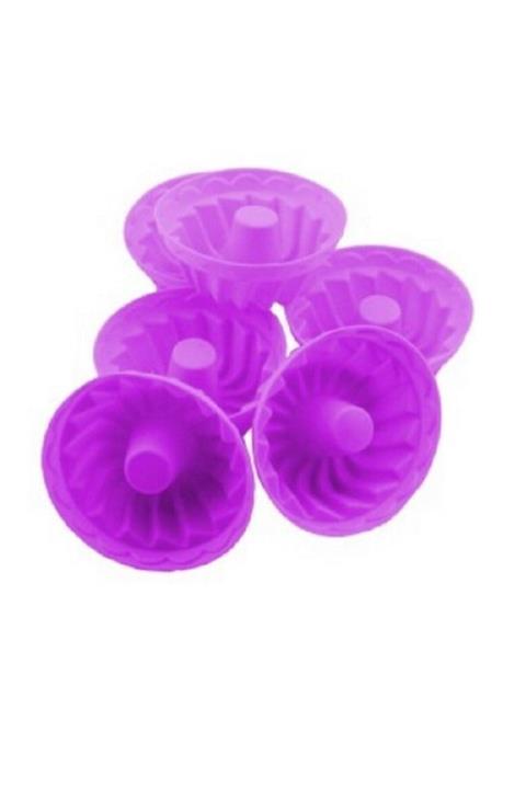 Baroness Göbekli Silikon Kek Kalıbı 6'lı