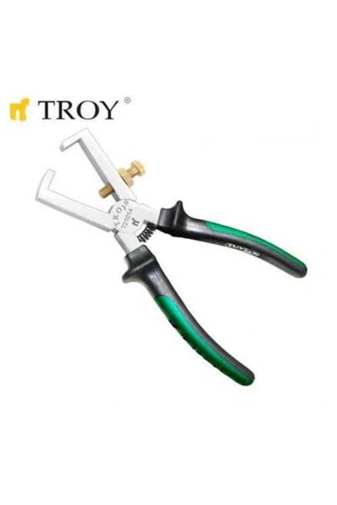 TROY 21014 Ayarlı Kablo Sıyırma Pensesi (160mm)