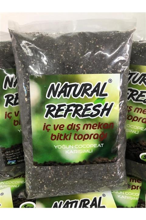 Natural Refresh Yoğun Cocopeat Karışımlı İç Ve Dış Mekan Bitki Toprağı 5 lt