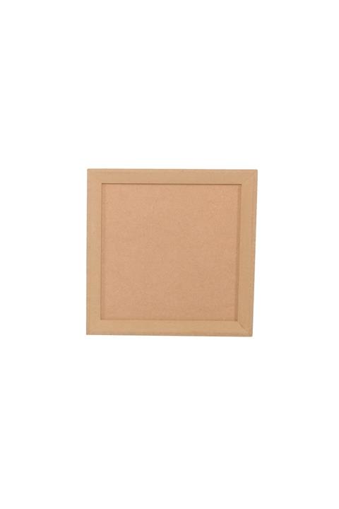 Buradadavar Hobi Ahşap Kare Köşeli Pano 40x40