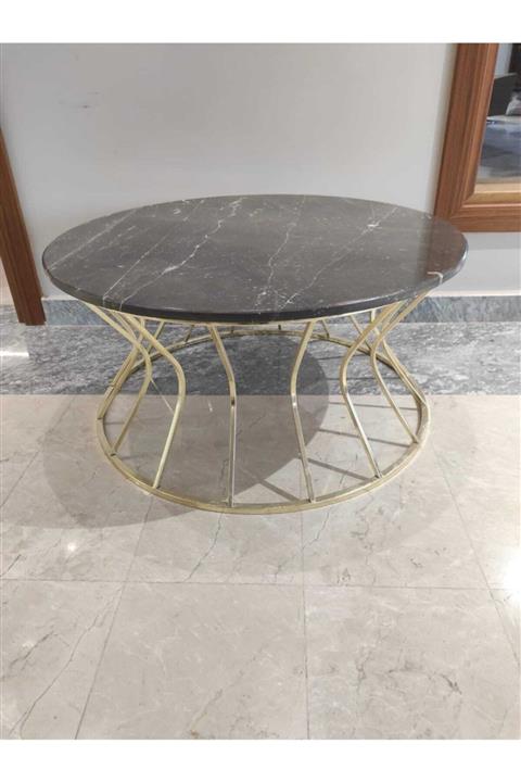 Arslan Mermer Olive Maron Mermer Orta Sehpa