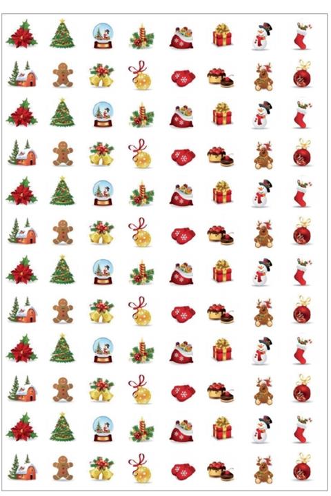 Fa Etiket Yeni Yıl Temalı Sticker