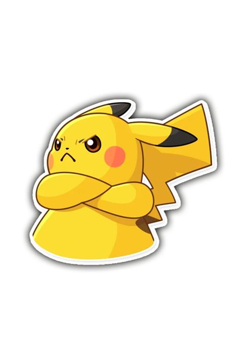 Stickker Pikachu Sticker (3 Adet)