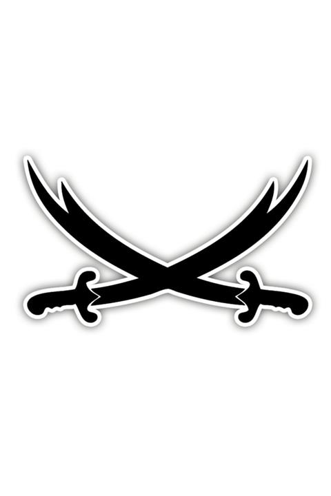 Stickker Zülfikar Kılıç Sticker Etiket